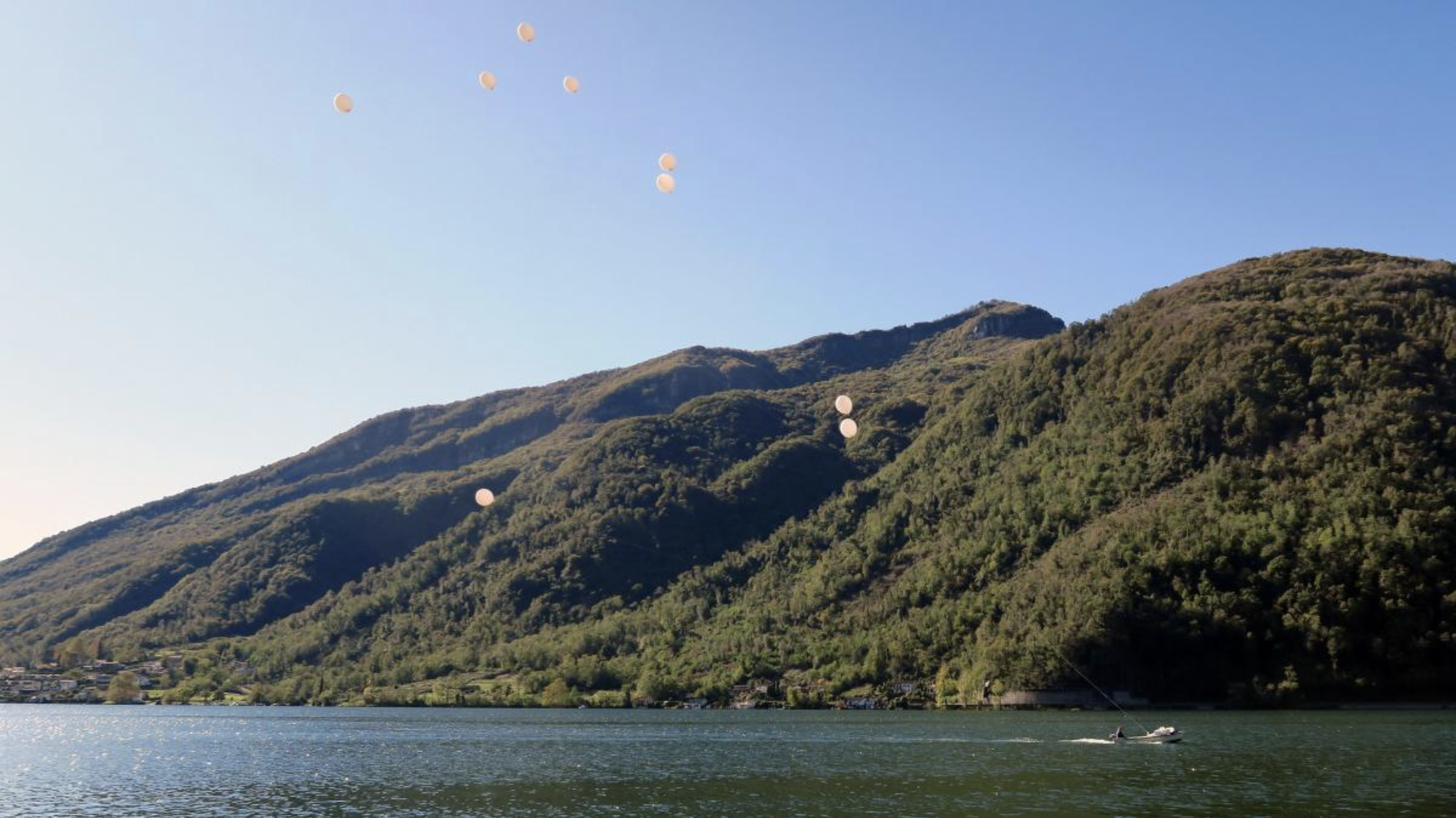 Lago Ceresio, un’installazione